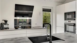 Küche in Houstrup med aktiviteter