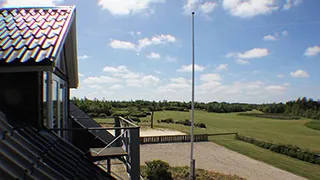 Blick auf die Landschaft von Hus Neder