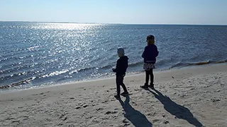 Strand in der Nähe von Tagholm Aktivitätshus