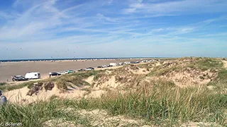 Strand in der Nähe von Rømø Poolhus