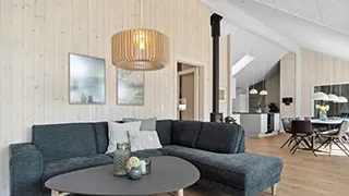 Wohnzimmer von Poolhus Tvismark