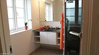 Badezimmer in Frankels Fyraftenhus