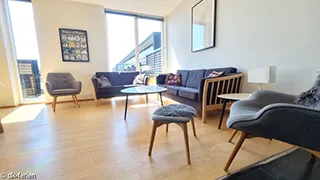 Wohnzimmer von Hus Havnepanorama