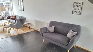 Wohnzimmer von Hus Havnepanorama