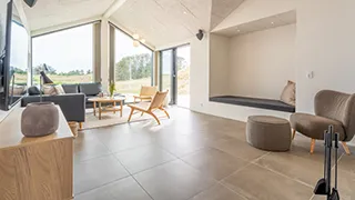 Wohnzimmer von Aalbæk Klithus
