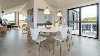 Essbereich in Aalbæk Klithus