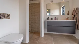 Badezimmer in Aalbæk Klithus