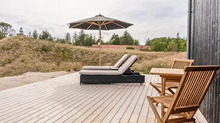 Terrasse von Aalbæk Klithus