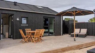 Terrasse von Aalbæk Klithus