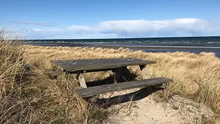 Strand in der Nähe von Jerup Afslaphus