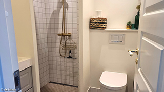Badezimmer in Aasted Skovhus