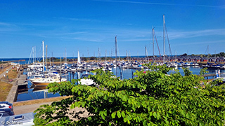 Hafen in der Nähe von Aasted Skovhus