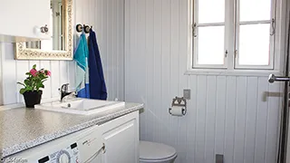 Badezimmer in Sommerhus Fyrglimt