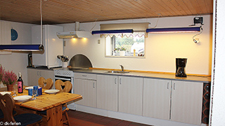 Küche in Blå Lejlighed