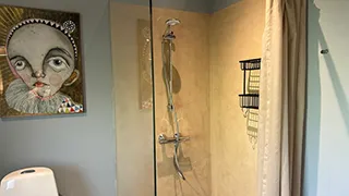 Badezimmer in Bratten Hyggehus