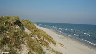 Strand in der Nähe von Bratten Hyggehus