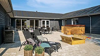 Terrasse von Trane Poolhus