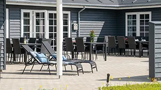 Terrasse von Knasborg Aktivhus