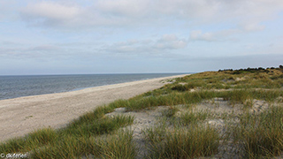 Strand in der Nähe von Sæby Hyggehus
