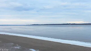 Strand in der Nähe von Storvorde Spahus