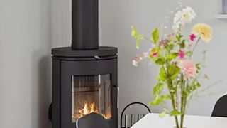 Ofen in Knasberg Hyggehus