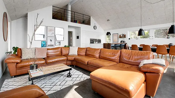 Wohnbereich von Ferienhaus in Dänemark
