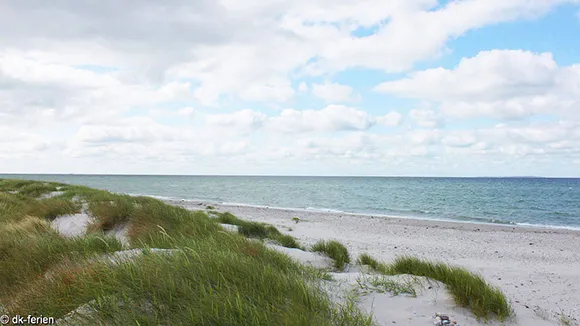 Strand in der Nähe von Strandlyng Hus