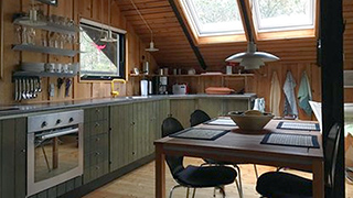 Küche in Sommerhus Anholt