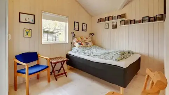 Schlafzimmer in Hvidbjerg Hyggehus