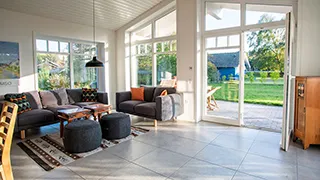 Wohnbereich von Ferienhaus in Dänemark
