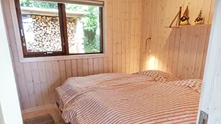 Schlafzimmer in Panoramahus Mols