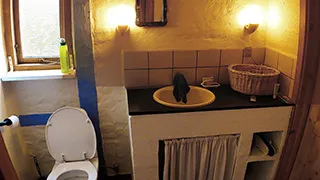 Badezimmer in Bisholt Hyggehus