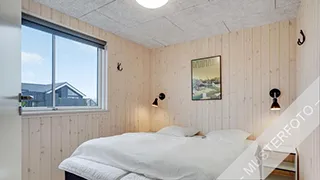 Schlafzimmer in Birke Familiehus