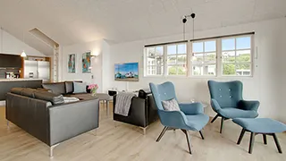 Wohnzimmer von Egsmark Poolhus