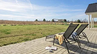 Terrasse von Sletten Poolhus