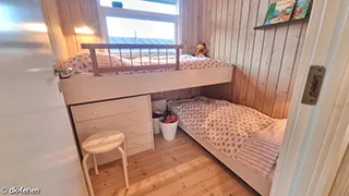 Schlafzimmer in Pilebakken Hyggehus