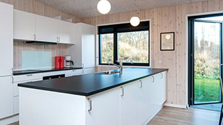 Küche in Fjellerup Spahus