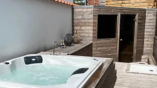 Sauna in Wellness-Oase