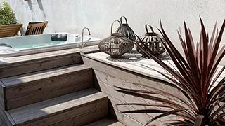 Außenwhirlpool  Wellness-Oase