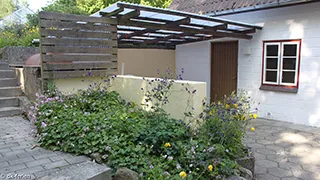 Terrasse von Hus Gammeldags