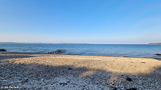 Strand in der Nähe von Hus Over Det Hele