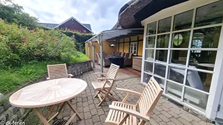 Terrasse von Stråtag Udsigtshus