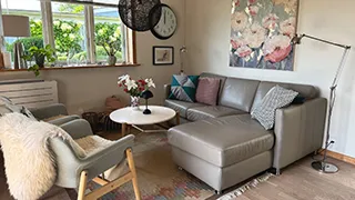 Wohnzimmer von Hus Lærkebo