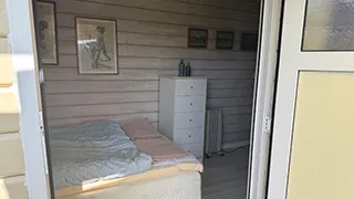 Annex (als Schlafzimmer) von Hus Lærkebo