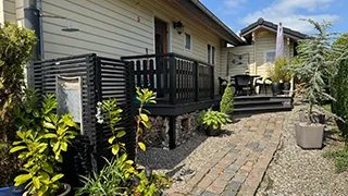Außendusche von Hus Lærkebo