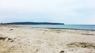 Strand in der Nähe von Djernæs Hus