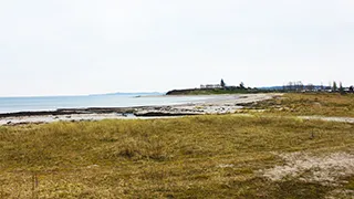 Strand in der Nähe von Djernæs Hus