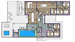 Grundriss von Dalmose Poolhus