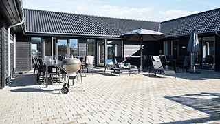 Terrasse von Fiskerløkken Poolhus