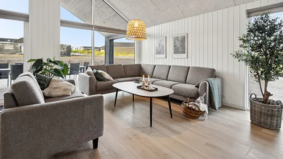 Wohnzimmer von Nordborg Poolhus